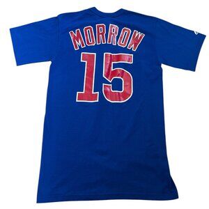 Majestic Chicago Cubs Brandon Marrow #15 Polo Shirt Size S Short Sleeves Blue